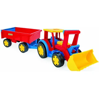 Wader Traktor mit Anhänger