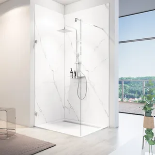 Schulte »ExpressPlus DecoDesign«, Duschrückwand Softtouch Stein Marmor 255x150cm