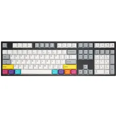 Varmilo VEA108 CMYK Gaming Tastatur, MX-Brown, weiße LED - US Layout