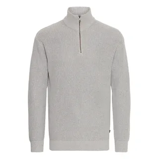 Troyer SOLID "Troyer SDGoma", Herren, Gr. XXL, grau (griffin melange), Obermaterial: 70% Baumwolle CO recyc.. 30% Polyester Pol. recyc.., Pullover Troyer