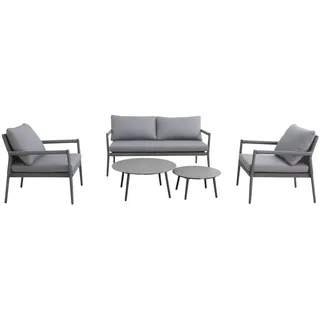 Royal Garden Ropero Sofa-Set mattgrau