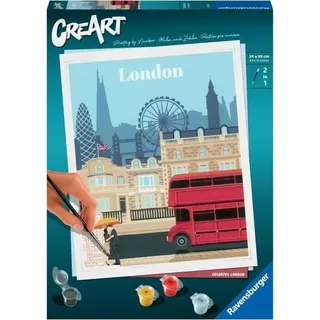 Ravensburger CreaArt London, Malen nach Zahlen für Erwachsene, 24x30 cm, Ab 12 Jahren