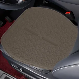 LY4U Großes Gel-Sitzkissen, Atmungsaktives 3D-Oberflächen-Autositzkissen für Langes Fahren, Entlastung des Sitzenden Drucks für Home Office Stuhl/Rollstuhl, Braun