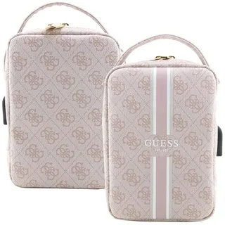 GUESS PU 4G Printed Stripes Travel Bag Pink - GUHBP4RPSP