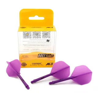 CUESOUL ROST Personalisierte integrierte Dartschäfte & Dart Flight, 3er-Set | Flexibel & langlebig fürs Training, integriertes Design, Klar und rein, Einzigartiges Muster, Exquisit, Farbenfroh, Geschenk
