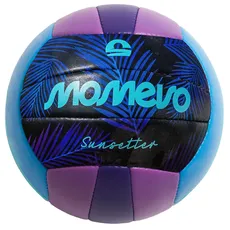 Beach Volleyball Apparel Offizieller Beachvolleyball mit weicher Oberfläche, handgenäht, robust und wasserdicht, Volleyball Ball perfekt für Outdoor Sandsport Strandsport (Palm Purple)