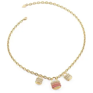 GUESS JUBN05403JWYGPKT/U Damen-Kette Pavée Schloss Goldfarben