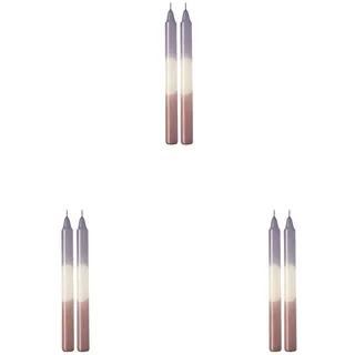 like. by Villeroy & Boch Like Home Stabkerze Lavender & Grape, 2x23 cm, 2 Stück, bunt (Packung mit 3)