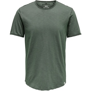 Only & Sons Rundhalsshirt »ONSBENNE LONGY SS TEE NF 7822 NOOS« ONLY & SONS Castor Gray