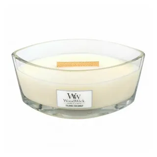 Woodwick Island Coconut Duftkerze 453 g beige
