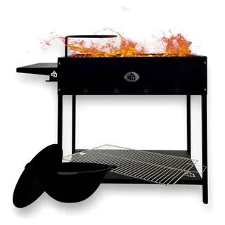 Mangal Set Batyr 60 Schaschlikgrill 60 cm mit Grillrost Kasan 8 L