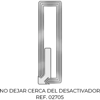 PACK 2000 ETIQUETAS ANTI ROBO 3210 TRANSPARENTE 1,9X6,5cm 7223155 CHECKPOINT