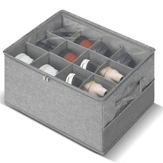 Romon Schuhbox 12 Zellen 1-tlg. grau