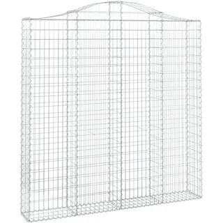 vidaXL Gabione mit Hochbogen 200 x 30 x 220 cm