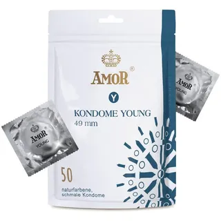 Amor Young Kondome, 49mm 50 St transparent