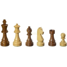 Bild 2007 - Schachfiguren Arcadius, Königshöhe 95mm, braun natur