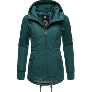 Winterjacke RAGWEAR "Winterjacke YM-Danka", Damen, Gr. XL, grün (dunkelgrün022), Obermaterial: 100% Polyester PES.  Obermaterial: Futter: 100% Polyester PES. 100% Polyester PES., Jacken Winterjacke