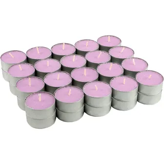 40 Stück Duftkerzen Teelichter Lavendel Duft, Violett Duftteelichter Lavendel
