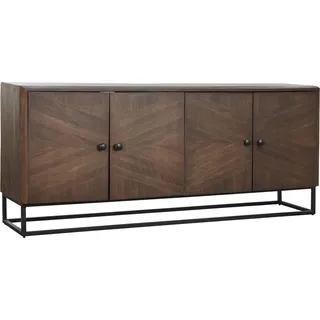 Sideboard DKD Home Decor 177 x 38 x 75 cm Dunkelbraun Holz - Dunkelbraun