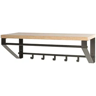Haku-Möbel Wandgarderobe HAKU Möbel 70 x 23 x 30 cm Eiche