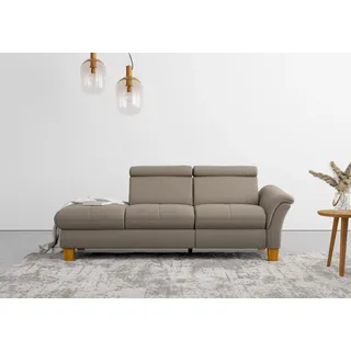 OTTO home Recamiere Lindgren Polyester 206 x 84 x 93 cm Braun