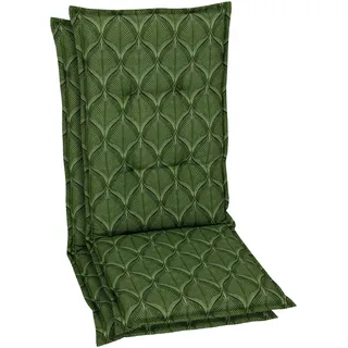 GO-DE Hochlehner Auflage 120 x 50 x 7 cm grün 2 St.