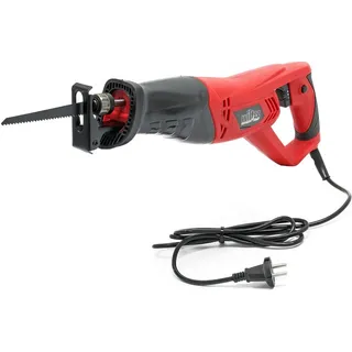 XPOtool Wiltec Elektro Säbelsäge 900 W mit SDS-System inkl Sägeblatt für Holz & Metall, Fuchsschwanz elektrisch mit verstellbarer Geschwindigkeit,