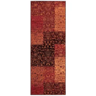 Läufer OTTO HOME "Bennet" Gr. 11, orange (terra), B:70cm H:7mm L:230cm, Kunstfaser, Teppiche, Läufer, Vintage Design, flacher Läufer, Brücke, Kurzflor, elegant