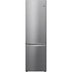 LG GBP62PZNCN1, Klasse C, 384 L, Kühl-/ Gefrierkombination, Frische Features, Kühlschrank mit Gefrierfach und Innendisplay, DoorCooling+, LINEARCooling, 59,5 x 203 x 67,5 cm ꟷ Platinum Silver