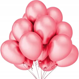 Metallic-Luftballons 12 Zoll, 100 Stück, rosa