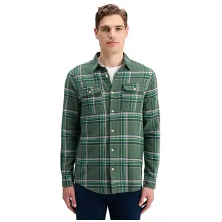 Scotch & Soda 178717 Langarmhemd - Green Check - L