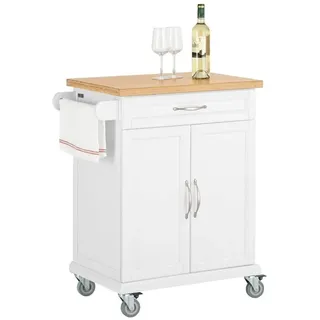 SoBuy Küchenwagen mit Bambus FKW13-WN