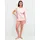 Pyjama-Shorts gestreift Peach Cream 40/42