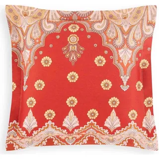 Bassetti Baumwollsatin-Kissenbezug einzeln ISOLABELLA Farbe ROT R1 Größe 40x40