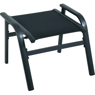 MWH Reno Hocker Aluminium/Textilene iron grey stapelbar