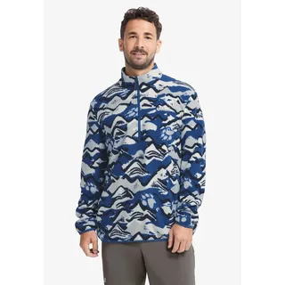 Jack Wolfskin PAW ERA 100 Print Half Zip M mountain paw blue orchid (T0428) S