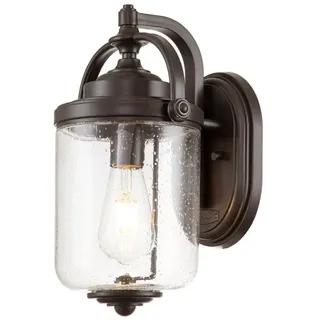 Außenwandleuchte E27 IP44 h: 35,5 cm Vintage Design Lampe wand Außen Hof