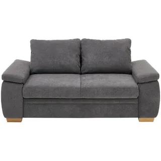 Beldomo Style Schlafsofa , Schwarz , Textil , Eiche , 196x90x100 cm , Goldenes M , Typenauswahl, Stoffauswahl, Rücken echt , Wohnzimmer, Sofas & Couches, Schlafsofas, Sonstige Schlafsofas