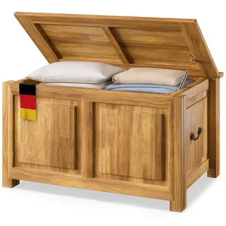 CASARIA® Holztruhe 103L Volumen - Braun