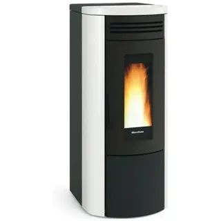 EXTRAFLAME Bodensee Hydro 5.0 Weiß Kaminofen Pellet Luftdicht 16KW 1291100