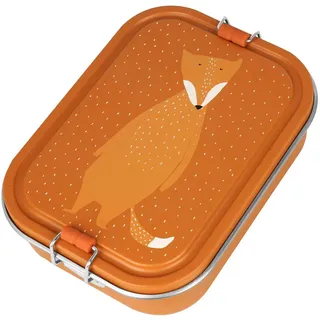 Trixie Brotdose Lunchbox aus Edelstahl Mr Fox Fuchs Orange Large