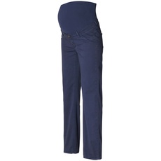 ESPRIT Maternity Damen Pants Woven Over The Belly Straight Hose, Dark Blue-405, 42/32