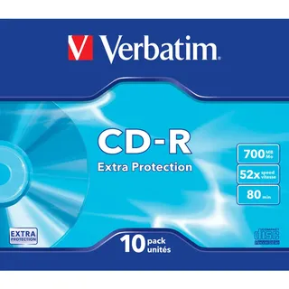 Verbatim CD-R Extra Protection 700 MB 10 x), Optischer Datenträger