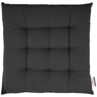 Tom Tailor Sitzkissen MIT 9 Punkt-Steppung Dove , Anthrazit , Textil , 40x5x40 cm , Oeko-Tex® Standard 100 , Heimtextilien, Wohntextilien, Sitzkissen