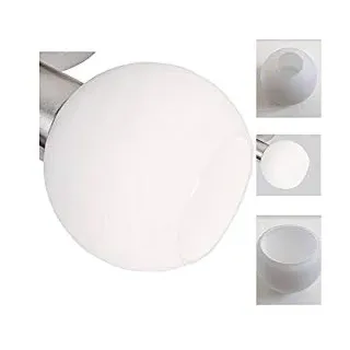 4 Stück Lampenschirm E14 Lampenschirm Stehlampe Glas Ersatzglas Lampe Lampenglas Ersatzglas Ersatzschirm Lampenglas für Hängelampe Tischlampe Fluter, Leuchte (4er Loxy)