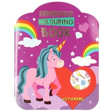 Wins Holland Fantastico Coloring and Sticker Book - Unicorn
