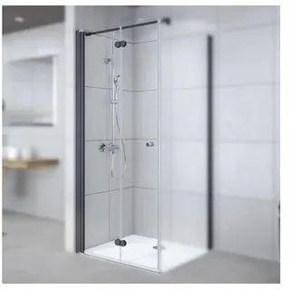 Drehfalttür für Seitenwand Breuer Elana Komfort 750x2000 mm Anschlag links Dekor