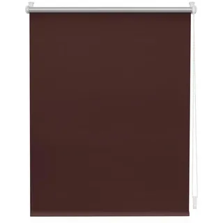 Lichtblick Seitenzugrollo Klemmfix Hitzeschutz 90 x 220 cm braun