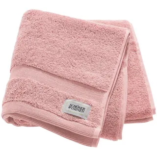 Schöner Wohnen Handtuch , Altrosa , Textil , Uni , 50x100 cm , Oeko-Tex® Standard 100 , saugfähig, Aufhängeschlaufe, durchgefärbt, angenehm weich, hochwertige Qualität, schnelltrocknend , Heimtextilien, Badtextilien, Handtücher