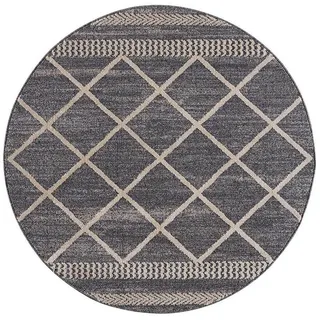 Carpet City »Art 2645« rund 7 mm Höhe Kurzflor, Rauten-Optik, ideal für Flur & Diele